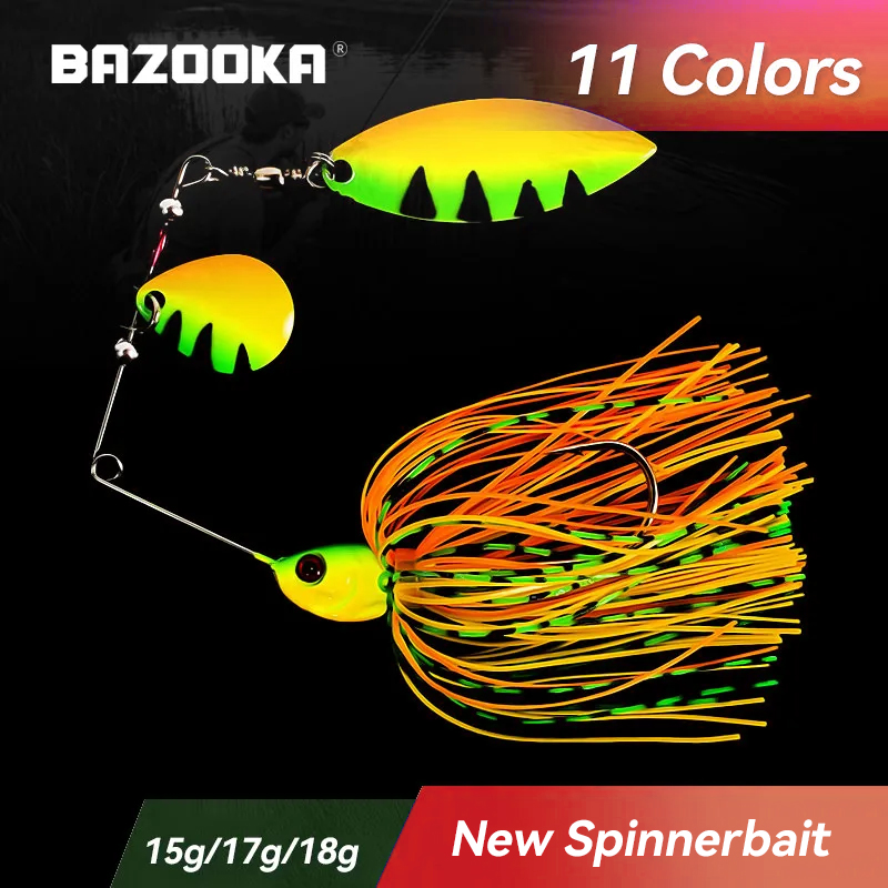 Fishing Lure Swimbait - Bazooka umpan pancing Spinnerbait 15g 18g