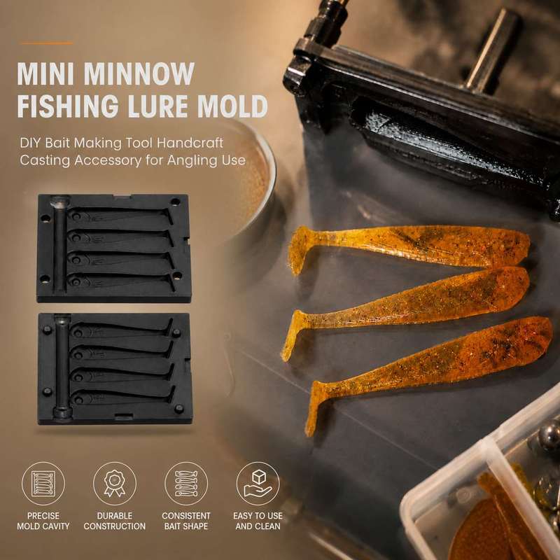 Fishing Lure Making Kit - Cetakan Umpan Pancing Mini Minnow, Alat