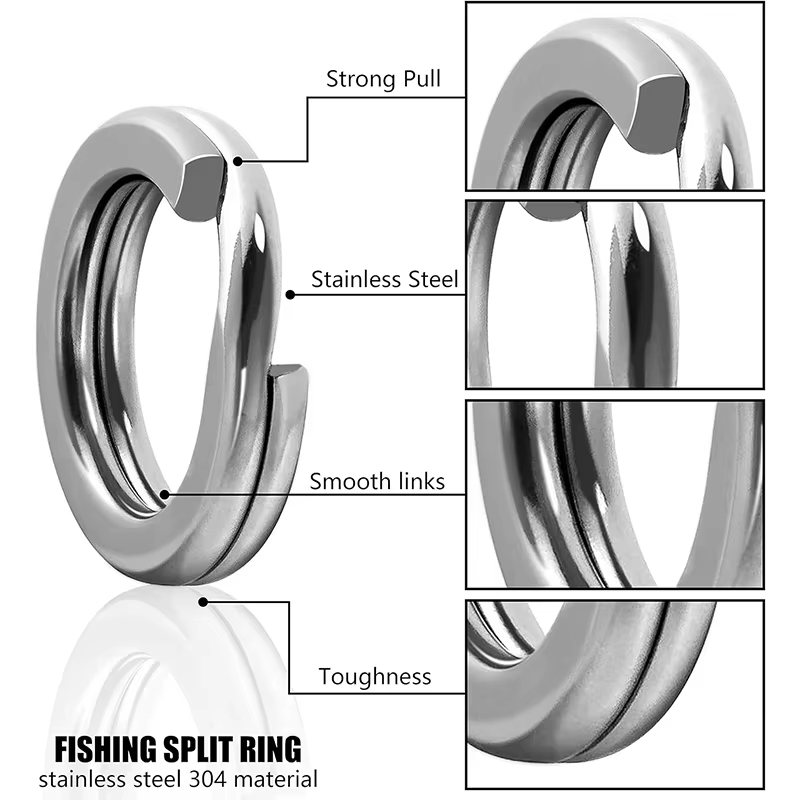 Fishing Lure Box - Cincin Pemisah Pancing Baja Tahan Karat