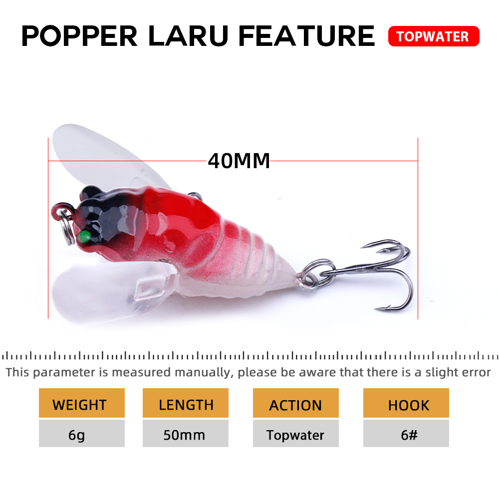Agoie umpan pancing Topwater 6 - Fishing Lure Swimbait ulasan dan harga