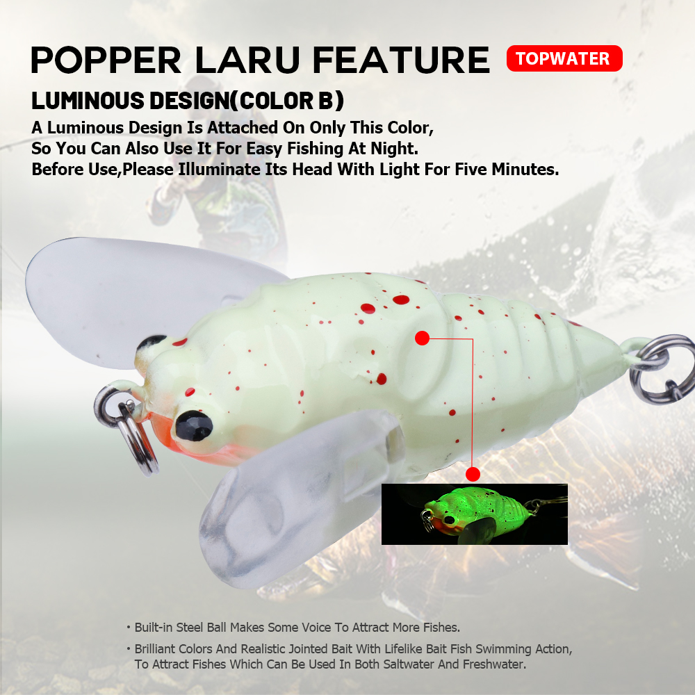 Agoie umpan pancing Topwater 6 - Fishing Lure Swimbait ulasan dan harga