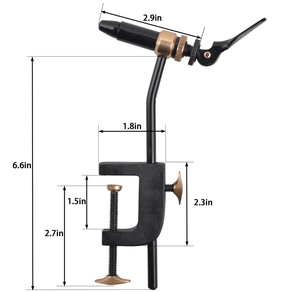 Rotary Fly mengikat alat Vise  - Fishing Lure Making Kit ulasan dan harga