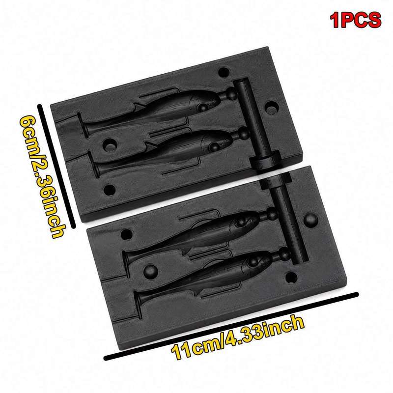 Cetakan Umpan Lunak 66mm, Alat - Fishing Lure Making Kit ulasan dan harga